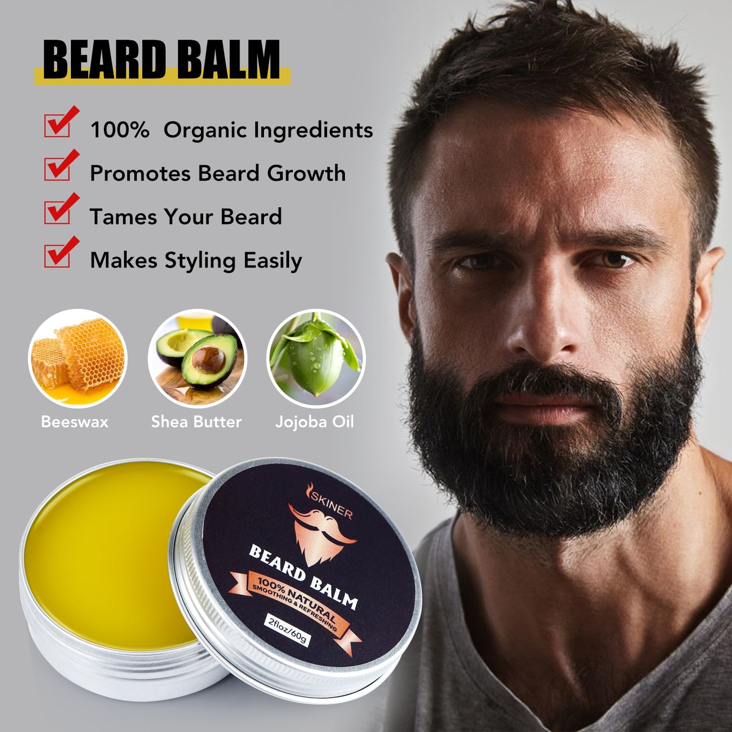 Beard grooming kit